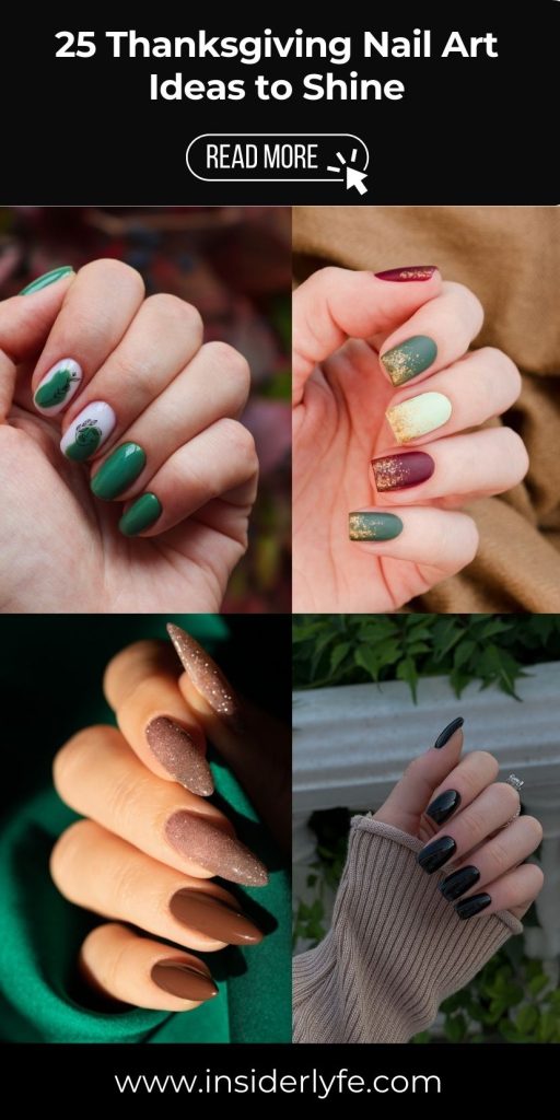 25 Festive Thanksgiving Nail Art Ideas to Shine This Holiday Season