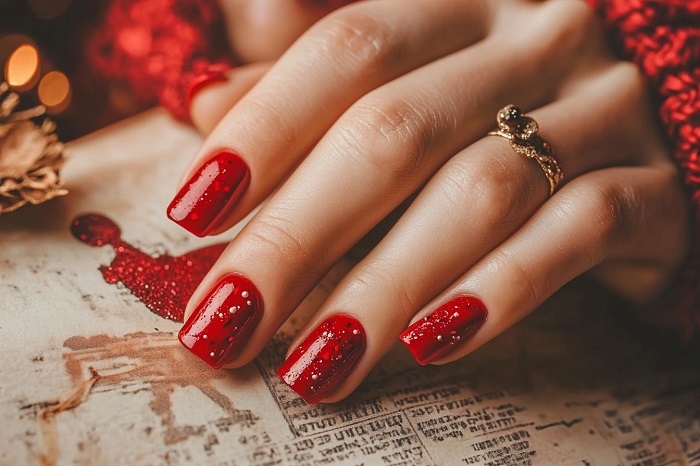 50+ Festive Christmas Nail Art Ideas