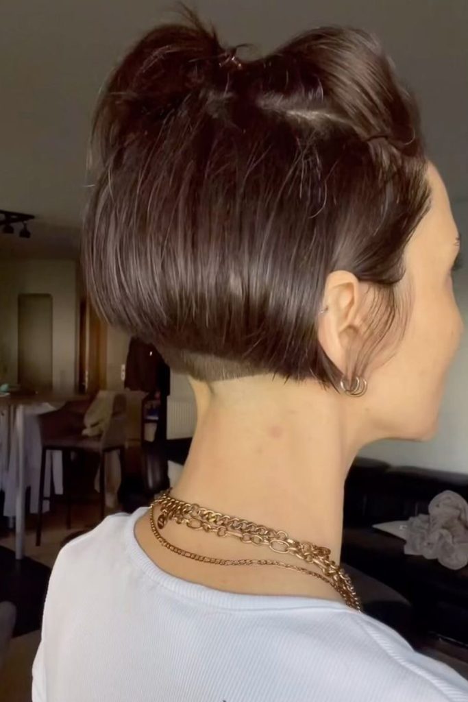Bob with Nape Undercut