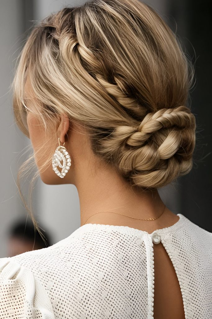 Braided Low Bun