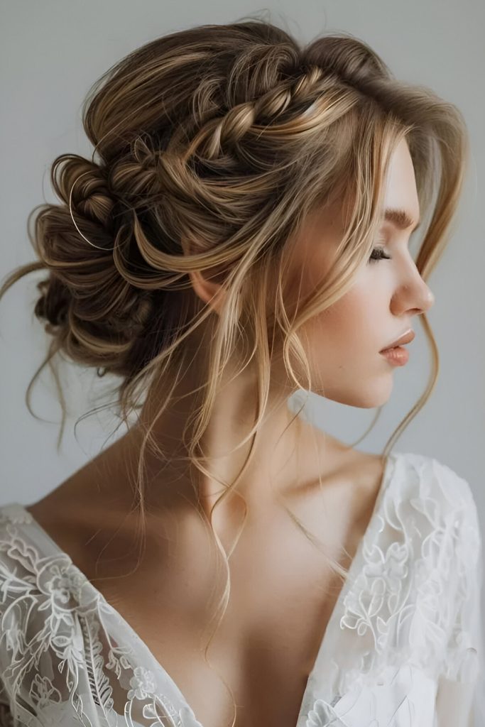 Braided Messy Bun