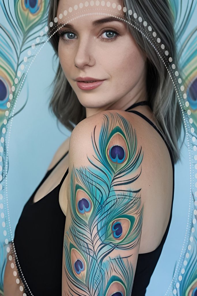 Brilliant Peacock Feather