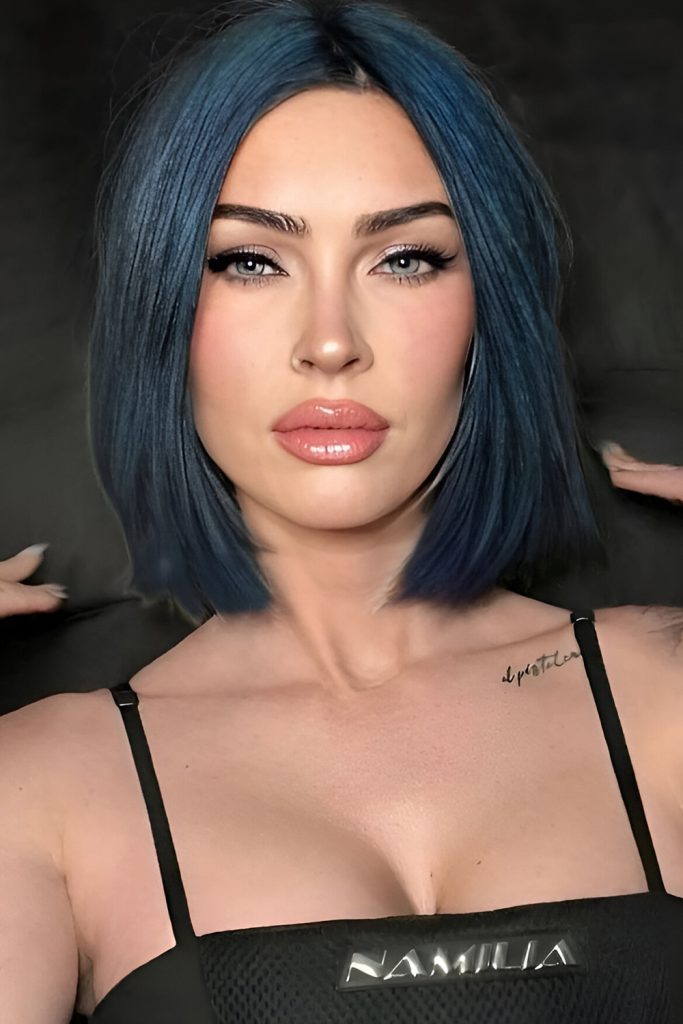 Chic Bob with Blunt Bangs