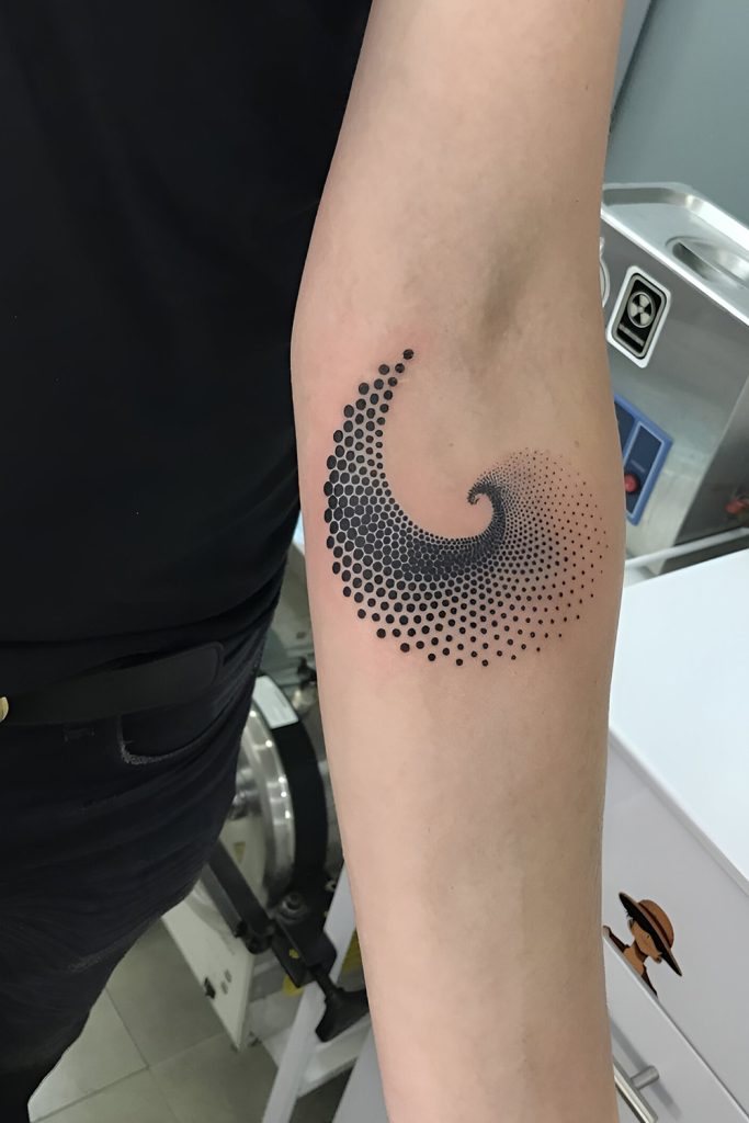 Circle and Dot Tattoos