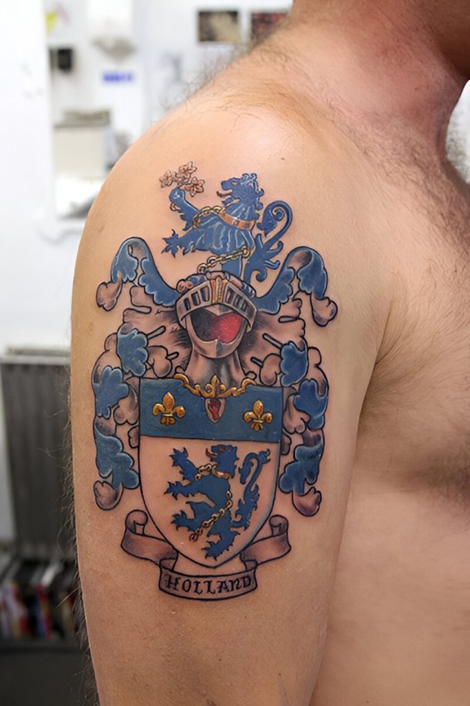 Family Crest and Coat of Arms Tattoos