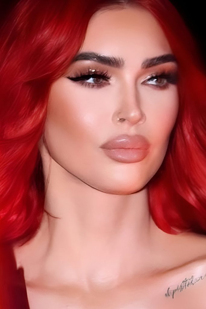 Fiery Red Waves
