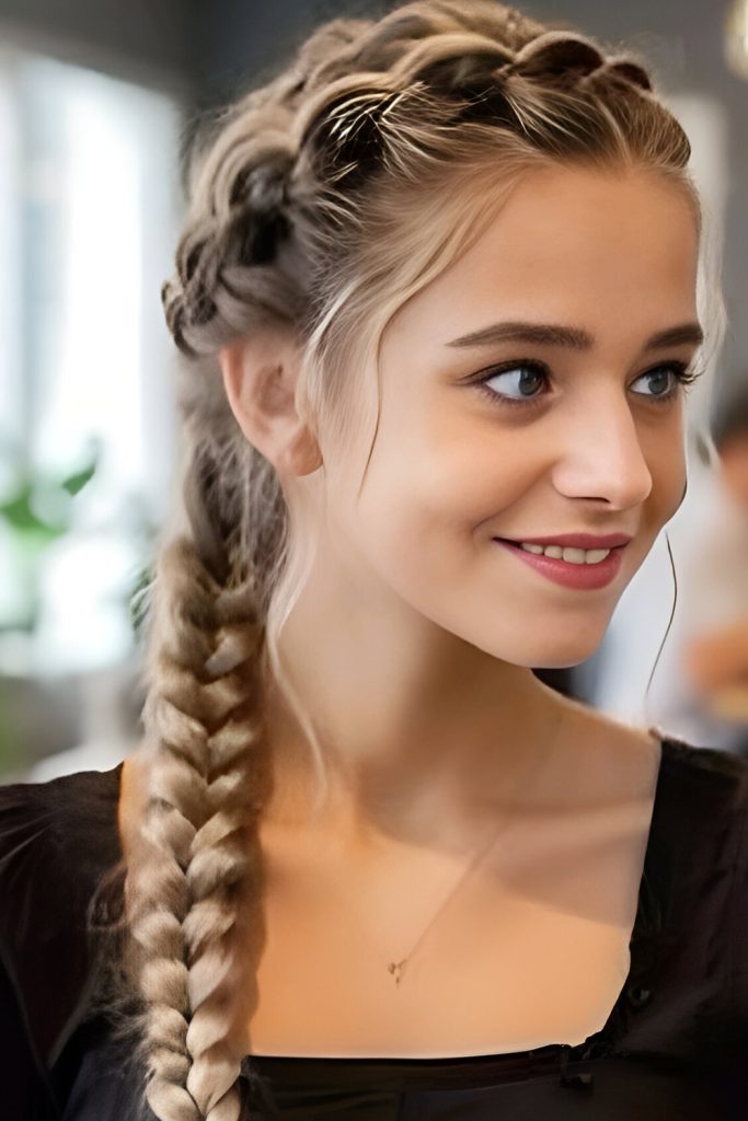 Floral Braided Crown