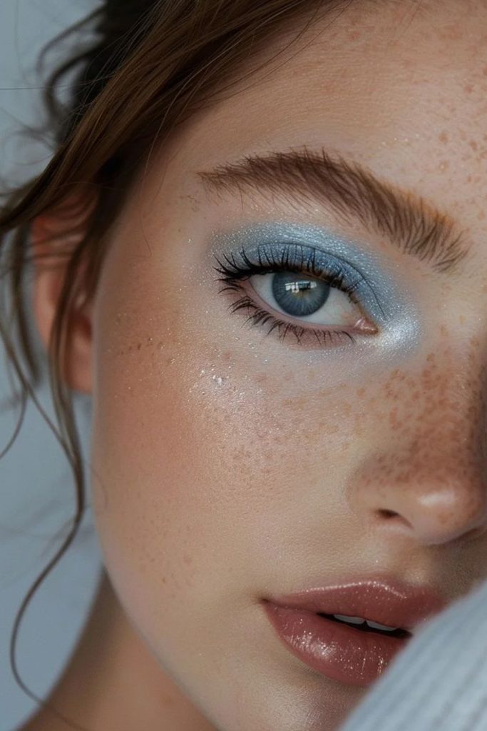 Frosted Blues Eye Looks