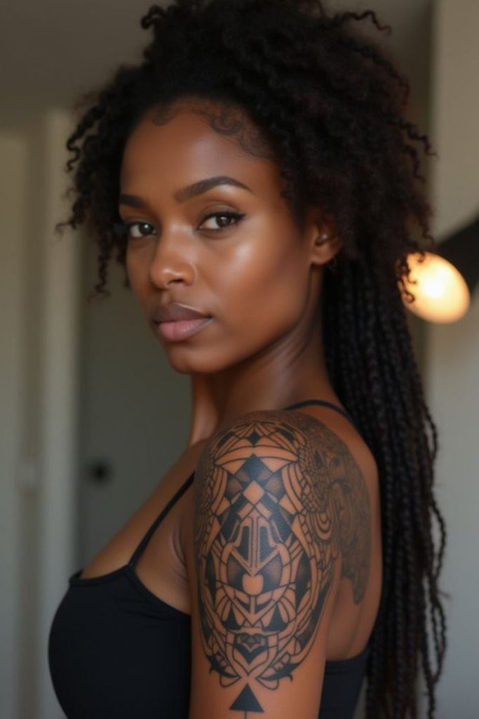 Geometric Sleeve Tattoos
