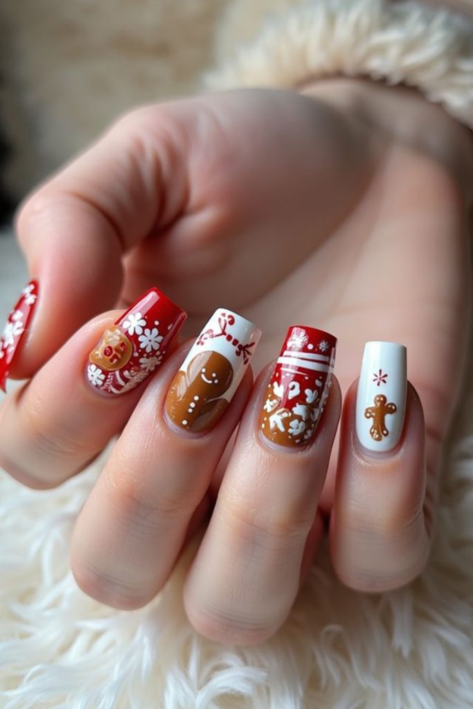 Gingerbread Man Nails