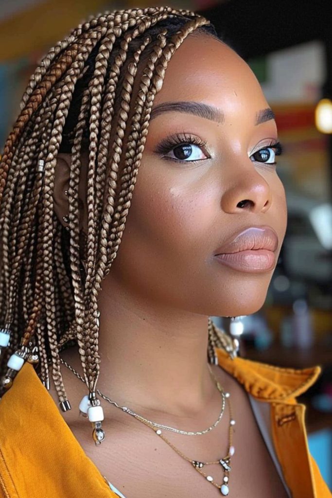 Goddess Braids with Beads