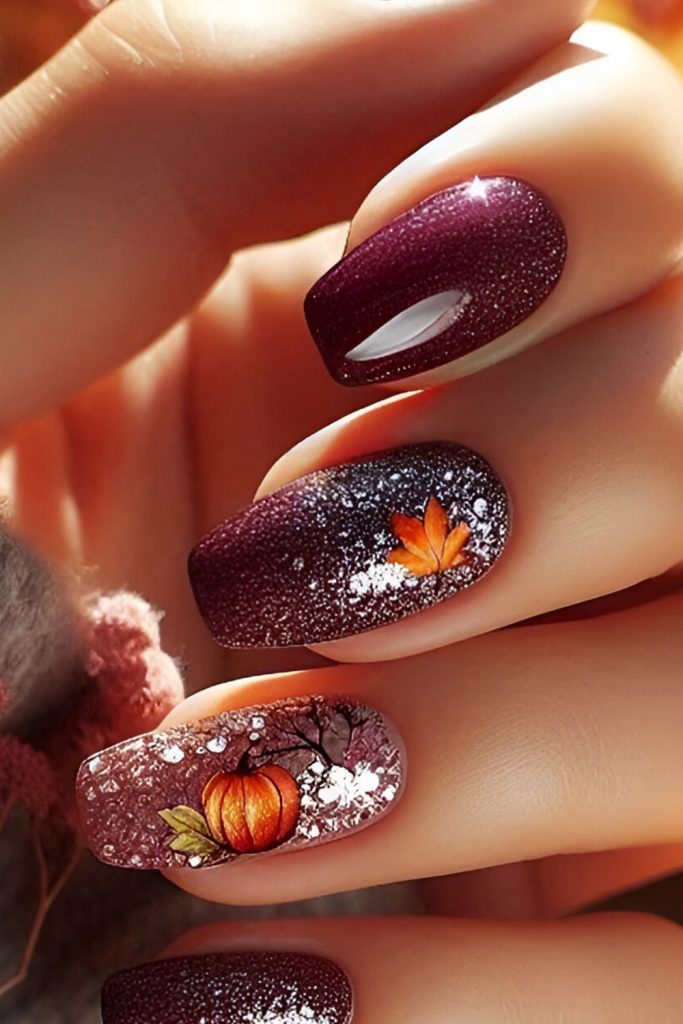 Grateful Word Nails