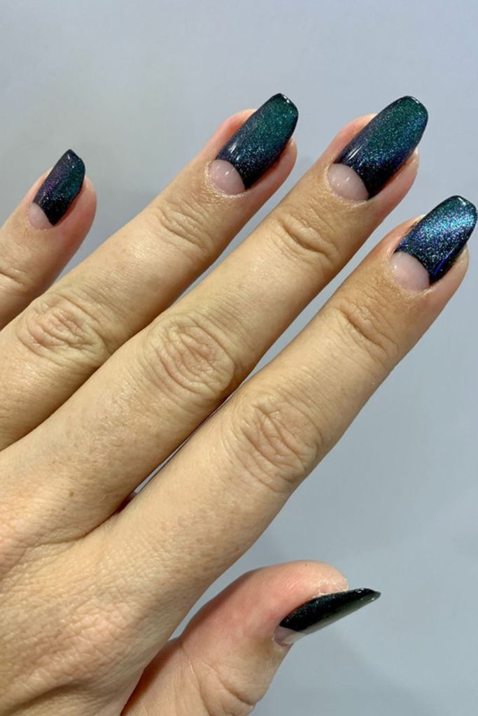 Half Moon Manicure