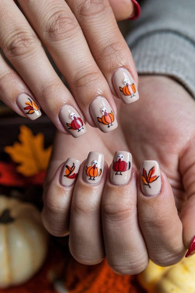 Harvest Corn Nails