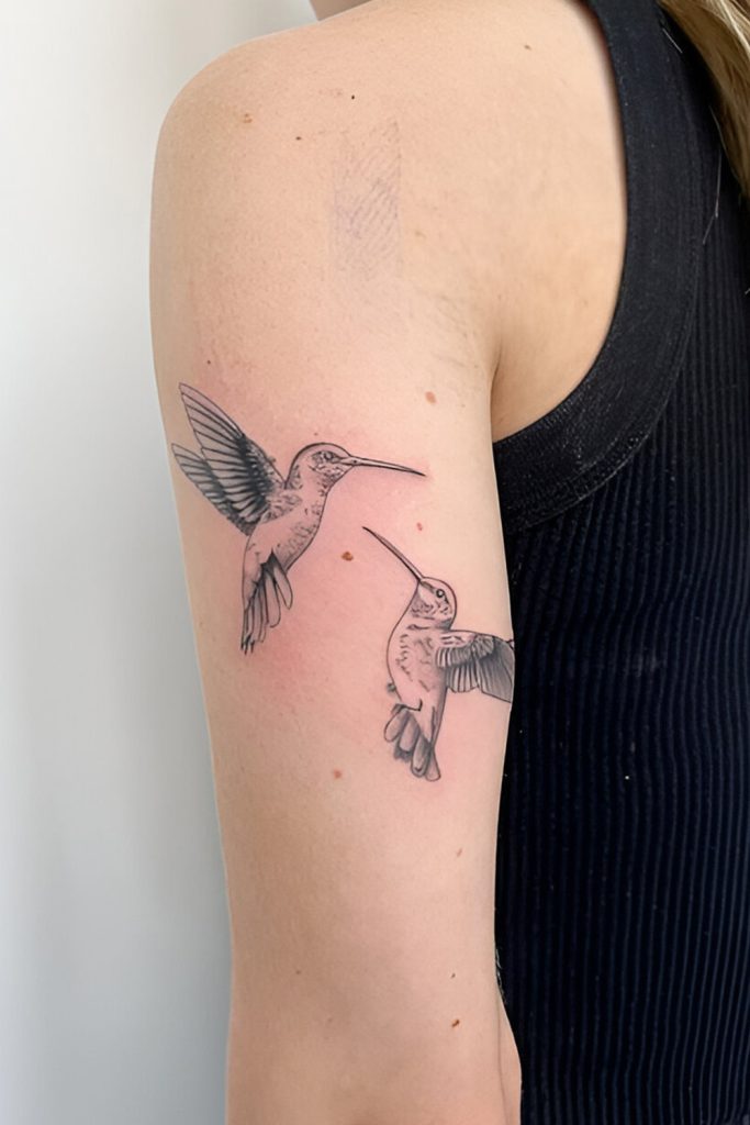 Hummingbird in Flight