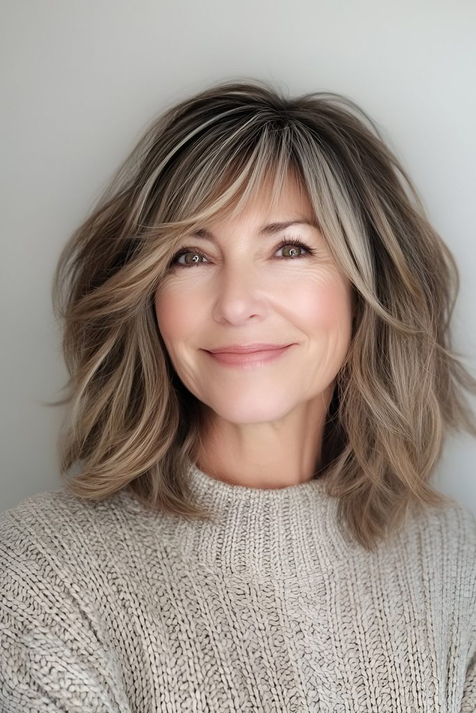 Layered Lob (Long Bob)