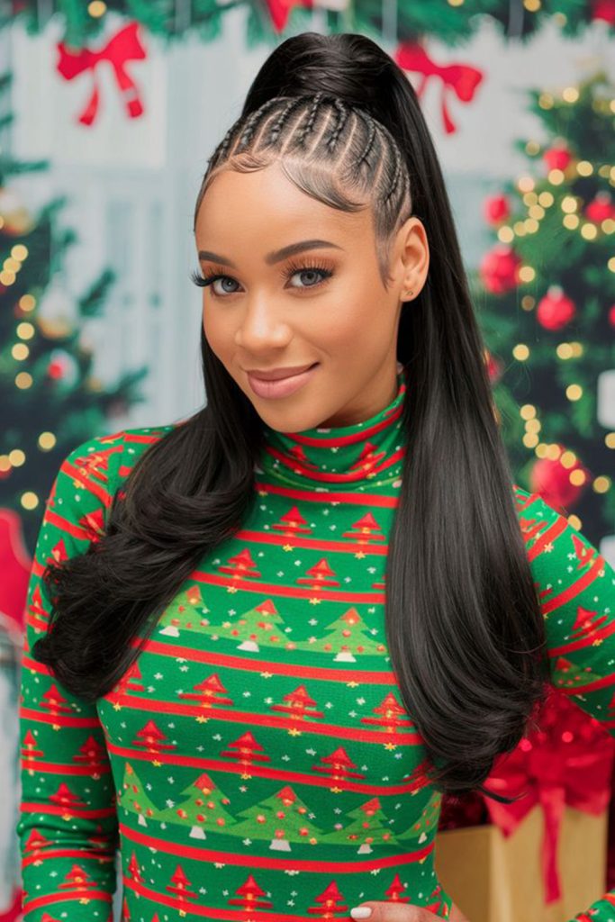 Loose Braided Ponytail