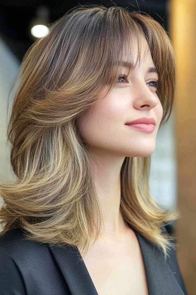 Medium Length Wolf Cut