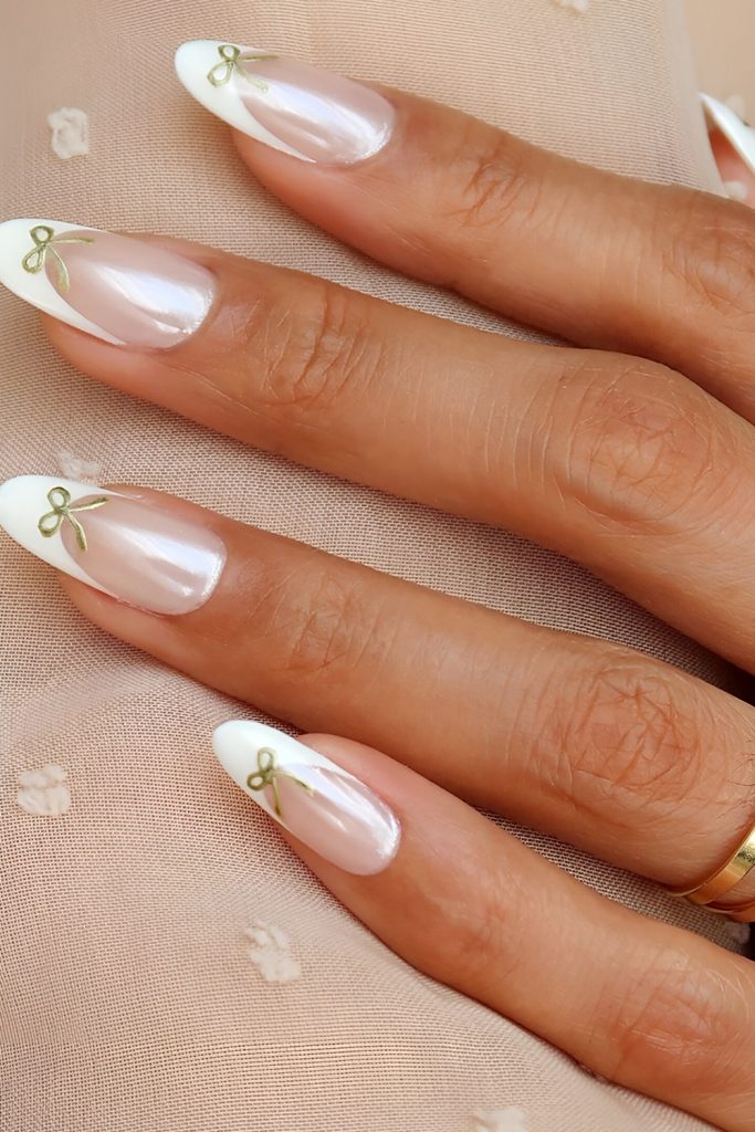 Metallic French Tips