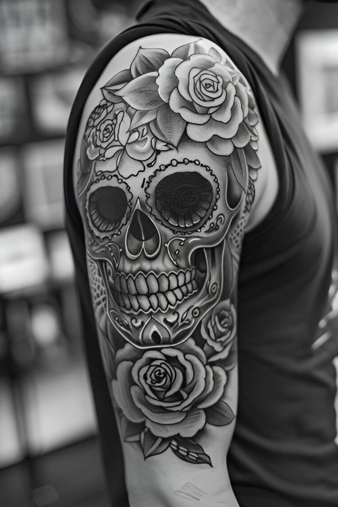Mexican Day of the Dead (Día de los Muertos) Tattoos