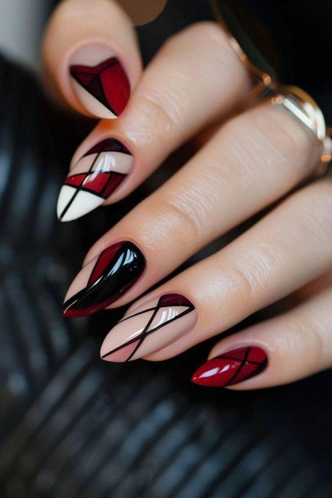 Negative Space Nails