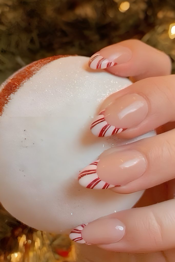 Peppermint French Tips