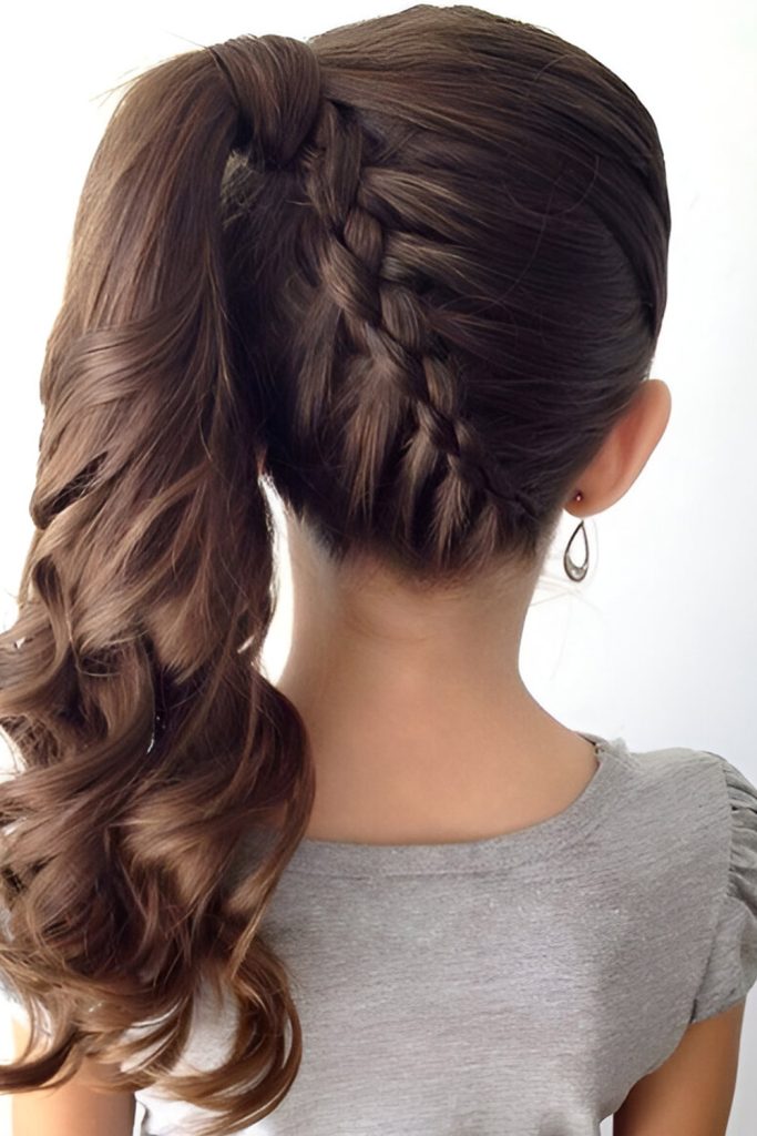 Side Swept Ponytail
