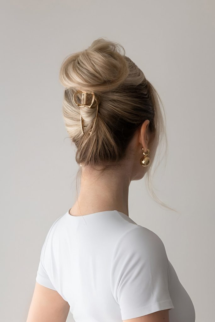 Simple Claw Clip Updo