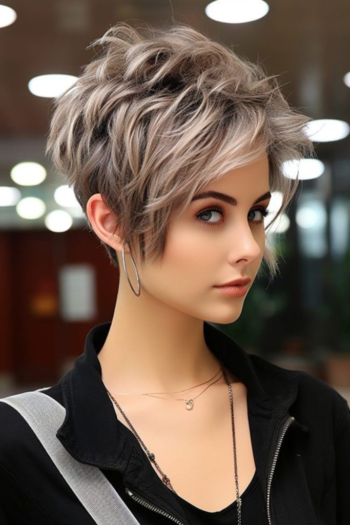 Textured Pixie Cut