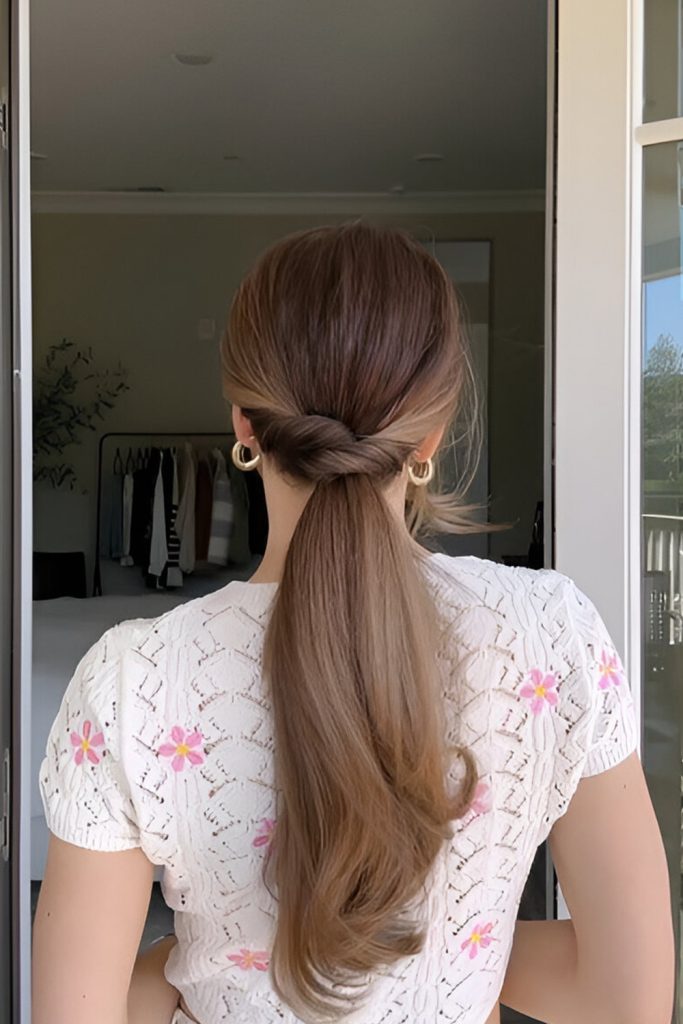 Triple Twisted Ponytail