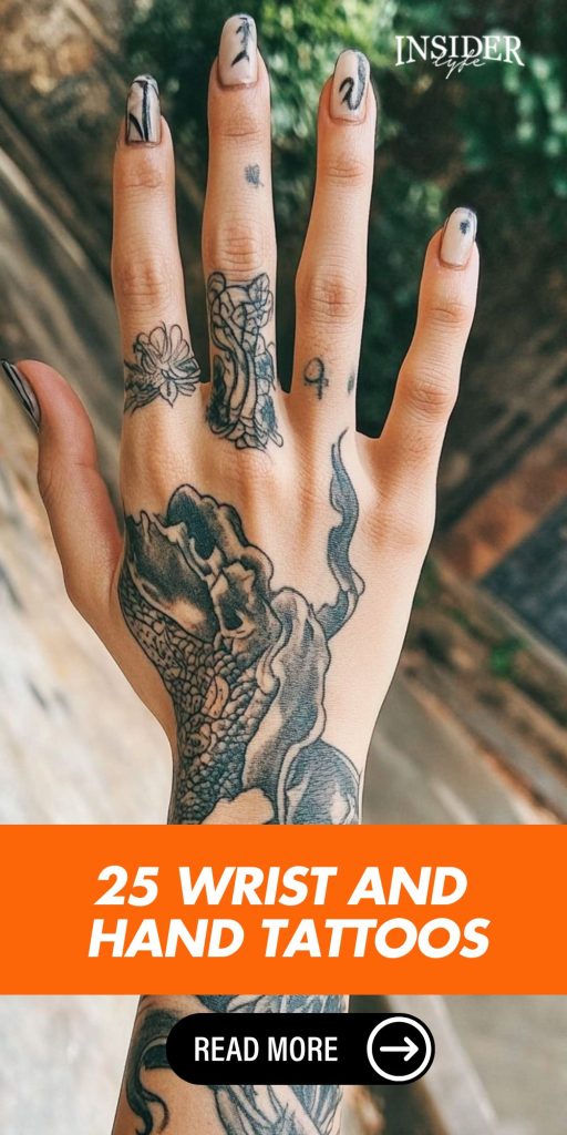 Wrist and Hand Tattoos