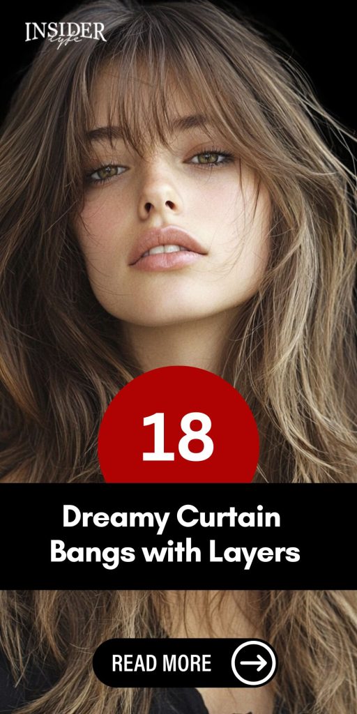 18 Dreamy Curtain Bangs with Layers to Inspire Your Next Cut