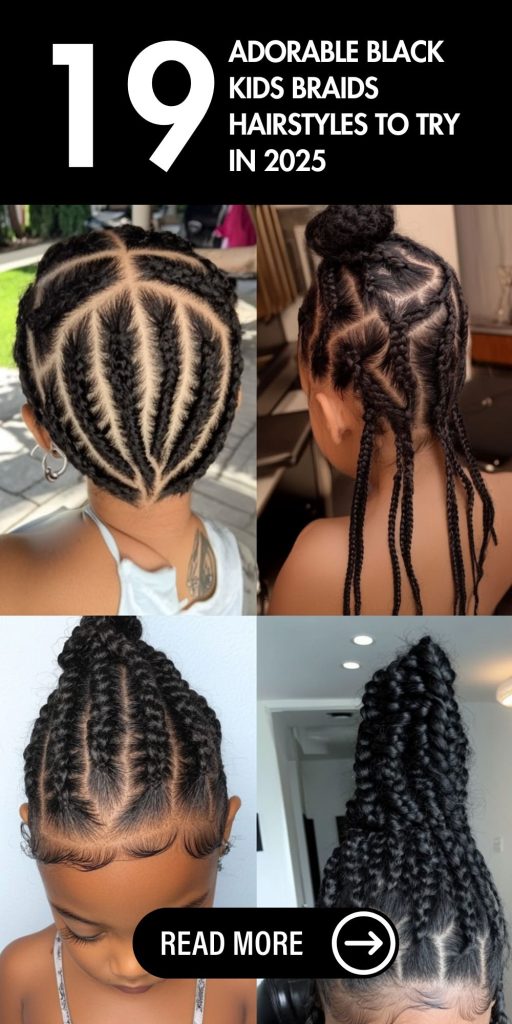 19 Adorable Black Kids Braids Hairstyles to Try in 2025