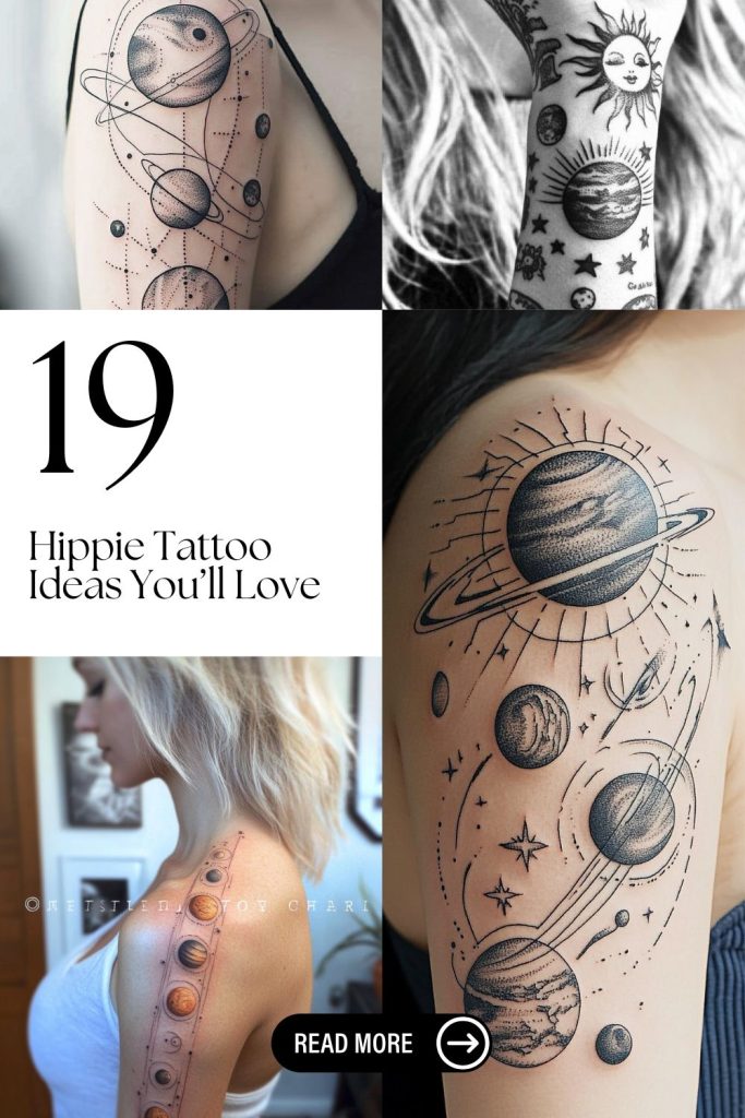 19 Hippie Tattoo Ideas You’ll Love