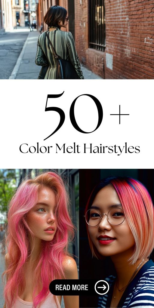 50+ 50+ Color Melt Hairstyles