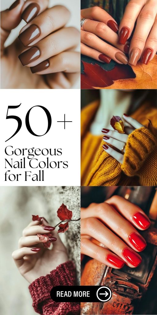 50+ Gorgeous Nail Colors for Fall