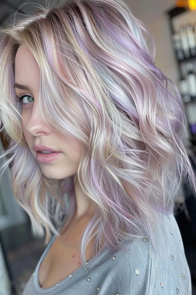 Ash Blonde to Lavender Melt