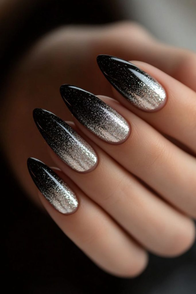 Black Chrome Nails