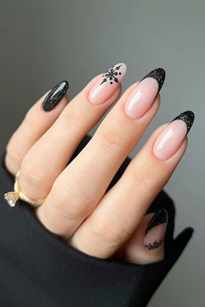 Black French Tips