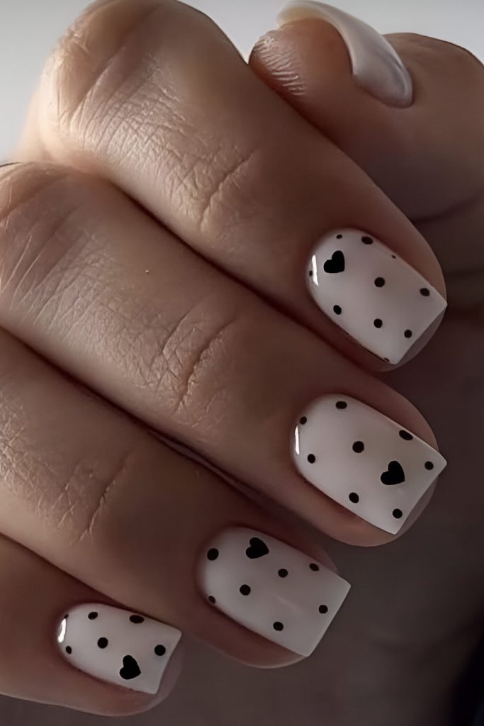 Black Polka Dots