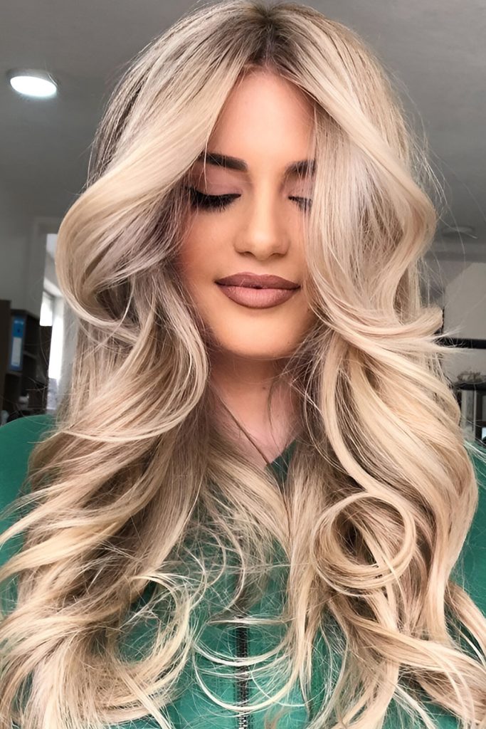 Champagne Blonde with Subtle Highlig