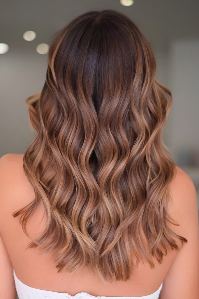 Chocolate Brown to Sandy Blonde Melt