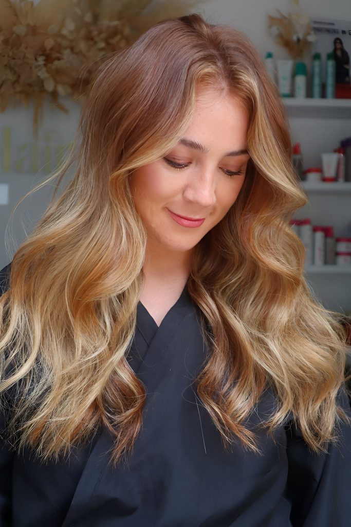 Copper to Golden Blonde Melt