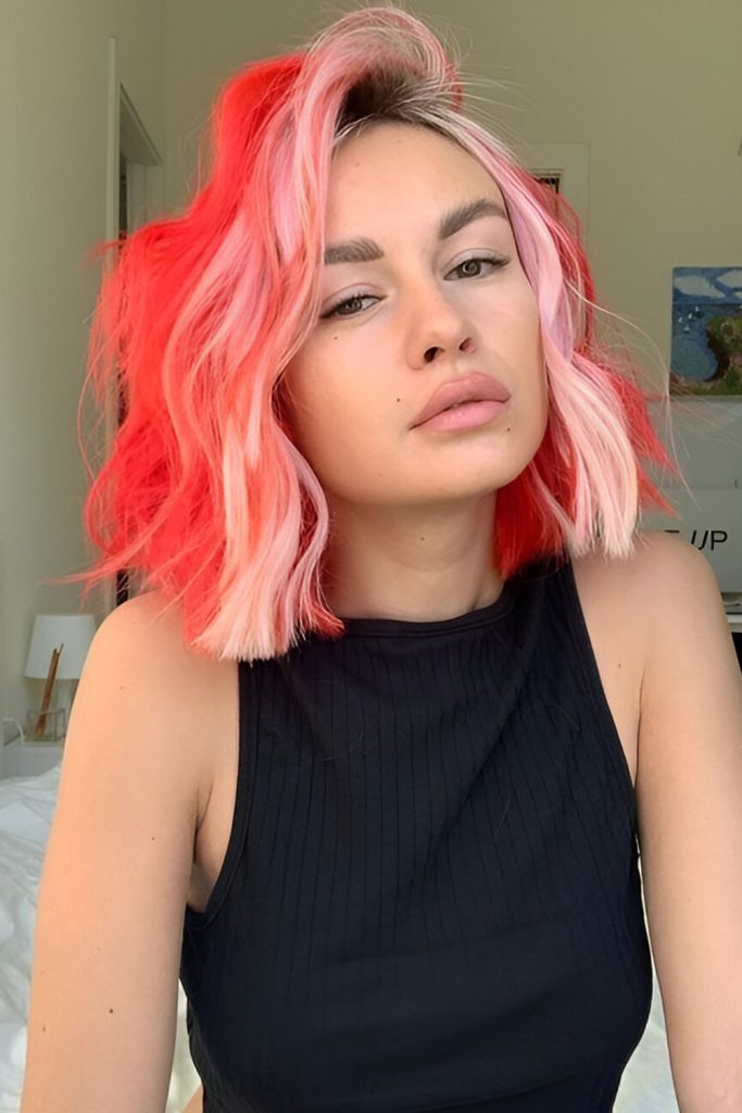 Coral and Pink Highlights