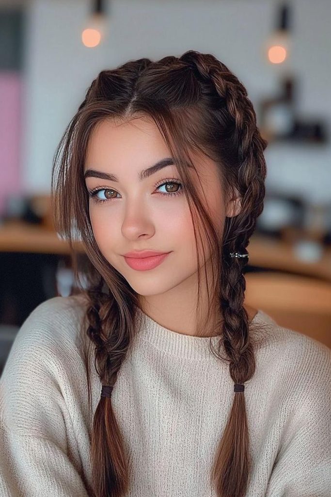 Face Framing Braids