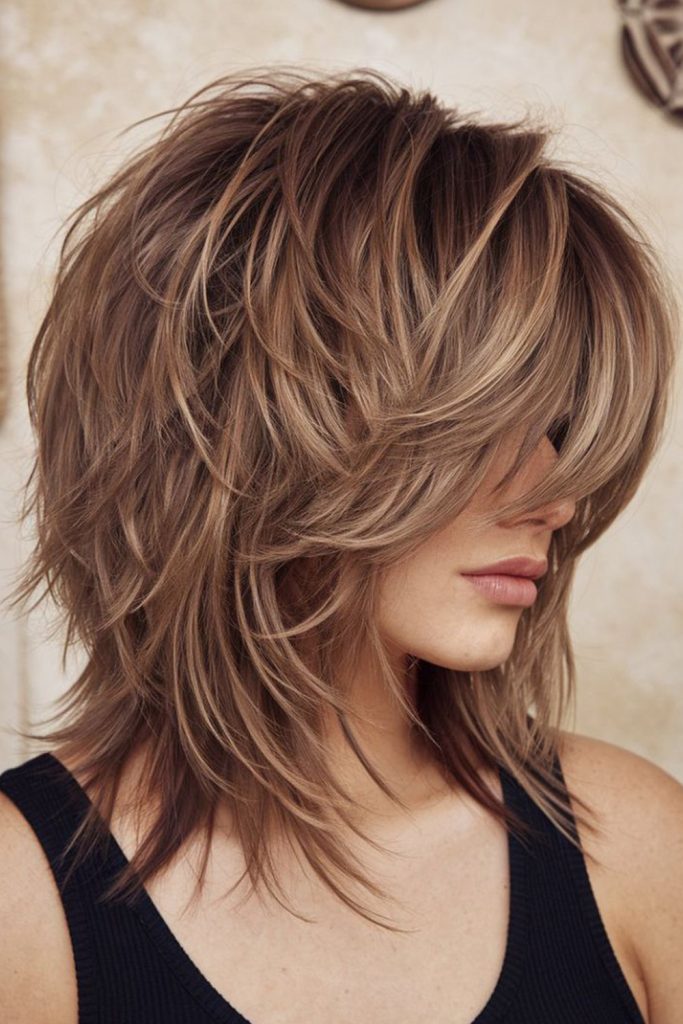 Feathered Shag Cut