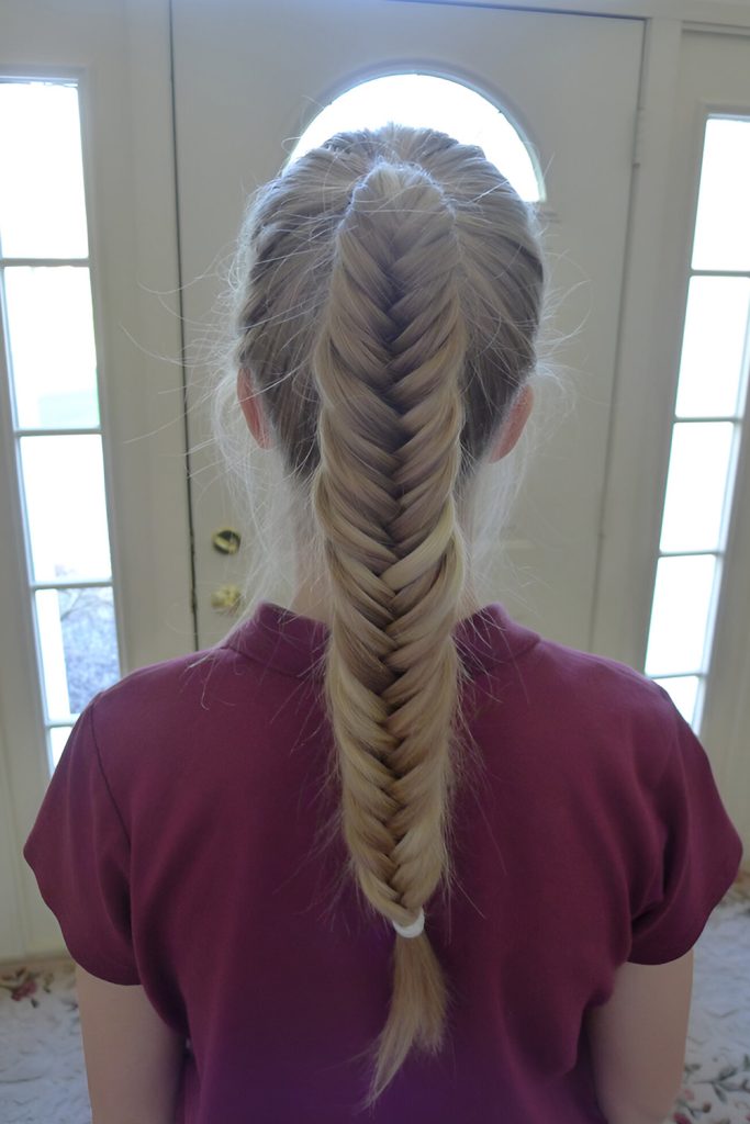 Fishtail Braid Ponytail
