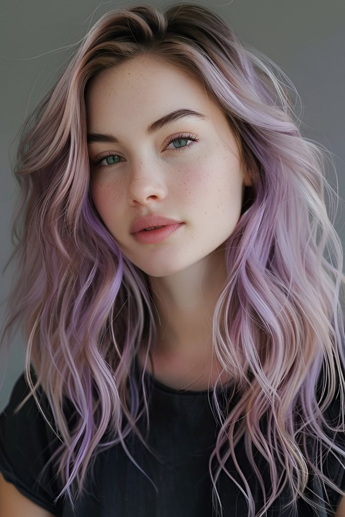 Frosted Lilac Tips