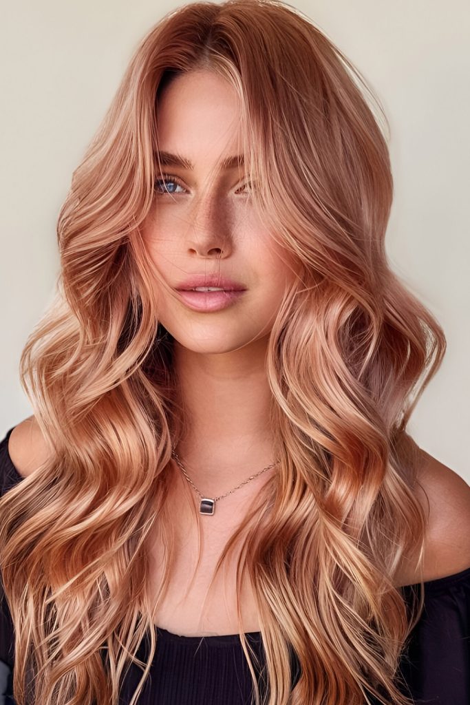 Golden Blonde to Peach Melt
