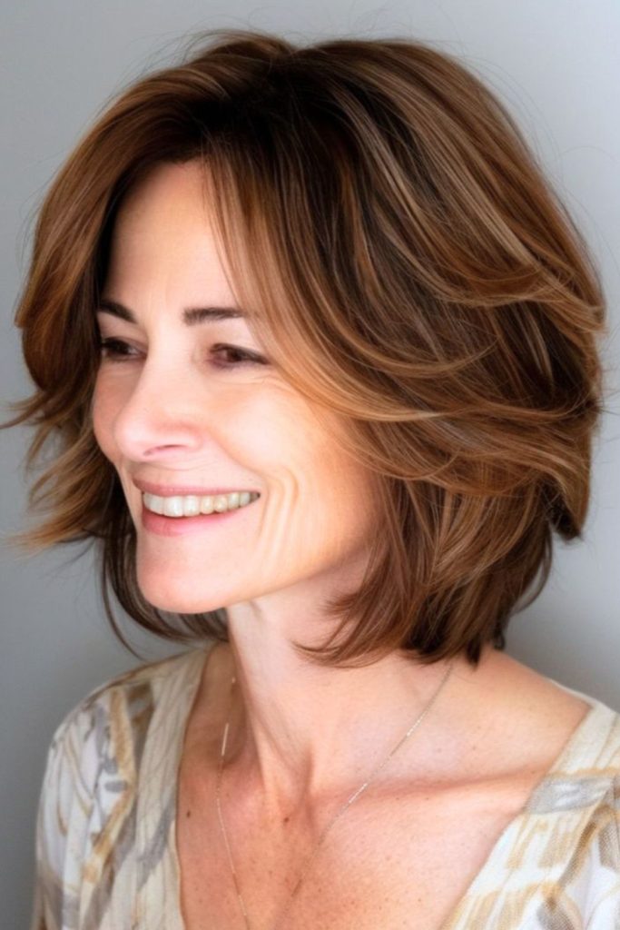 Layered Lob (Long Bob)